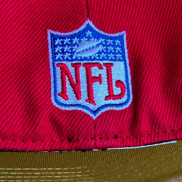 MITCHELL & NESS SAN FRANCISCO 49ER’S FAITHFUL TO THE BAY TEAM ORIGINS HAT NEW - Picture 5 of 5